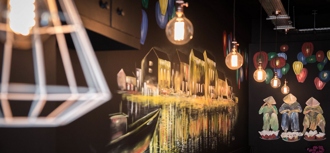 Arranged Food and Objects