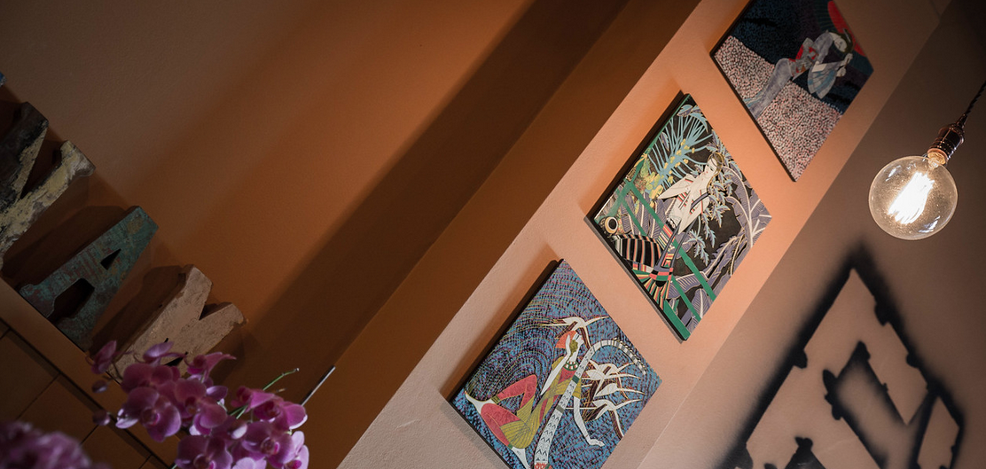 Arranged Food and Objects