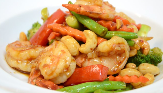 Arranged Food and Objects