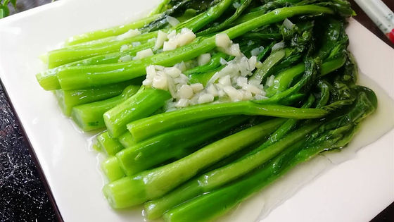Choi Sum with Garlic