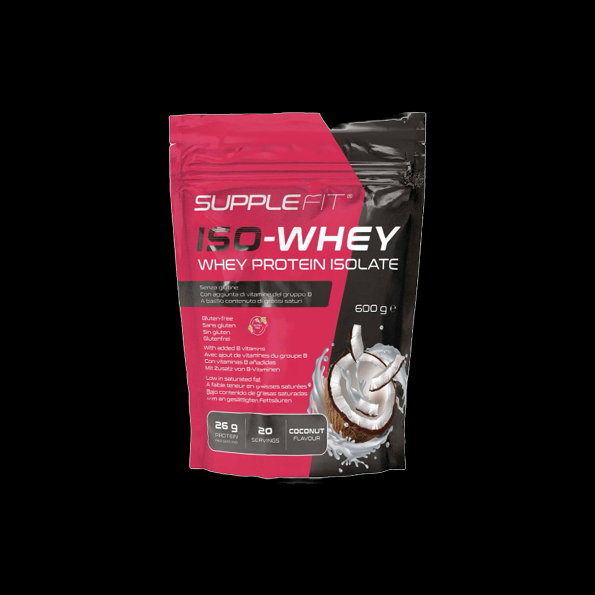SUPPLEFIT ISO-WHEY MIT KOKOSGESCHMACK (10 PACKUNGEN + 3 GRATIS) 600 G