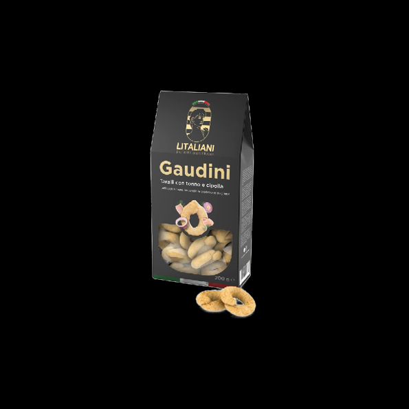 GAUDINI – Taralli mit Thunfisch & Zwiebel 200 g