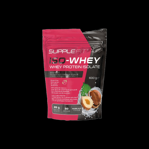 SUPPLEFIT ISO-WHEY MIT HASELNUSSGESCHMACK 600 G