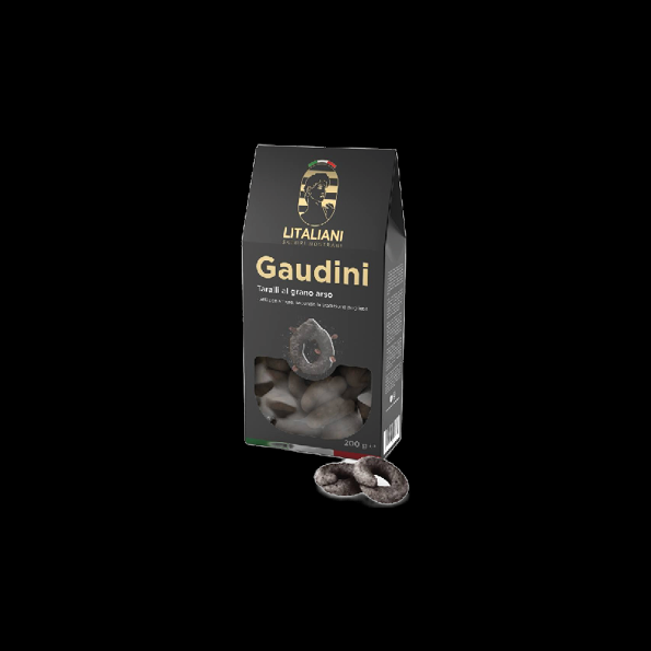 GAUDINI – Taralli mit Grano Arso (verbranntem Weizen) 200 g