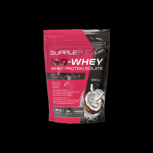 SUPPLEFIT ISO-WHEY MIT KOKOSGESCHMACK (5 PACKUNGEN + 1 GRATIS) 600 G