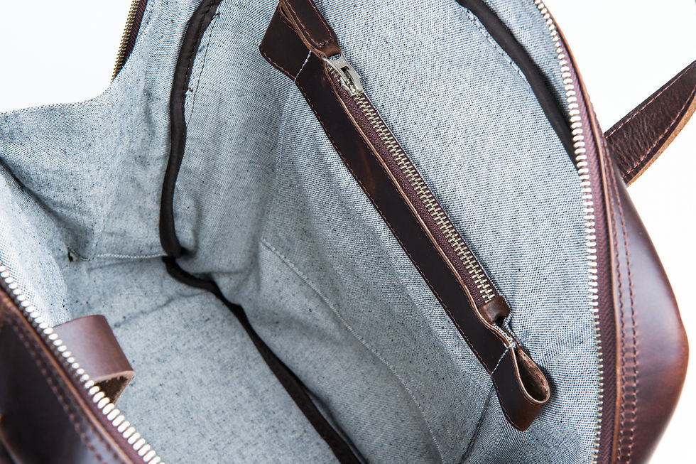 Miniaturbild: ilpasio Rucksack/ Aktentasche marrón - Rucksack/ Aktentasche braun Innenansicht