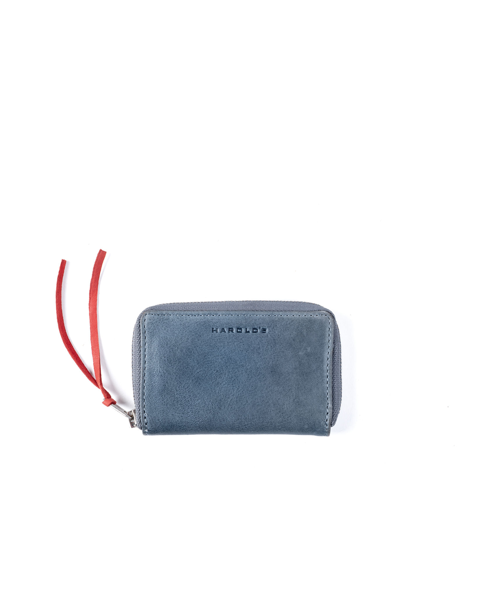 Soft wallet zip small (blau)