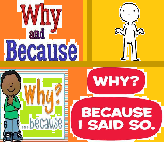 WHY AND BECAUSE 