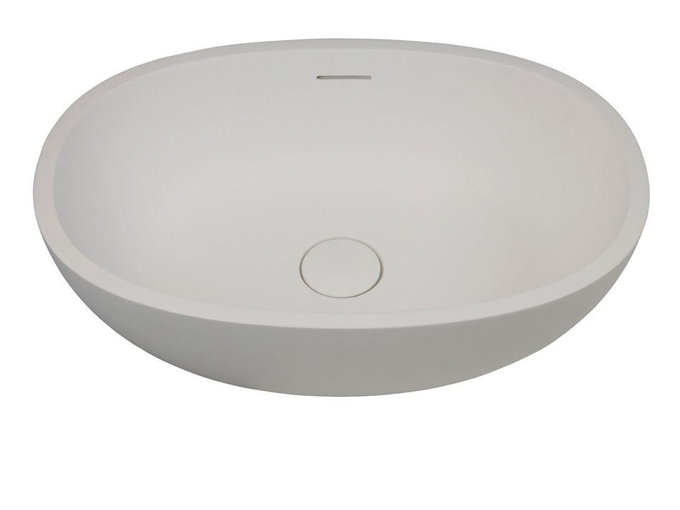 Vessel solid surface basin