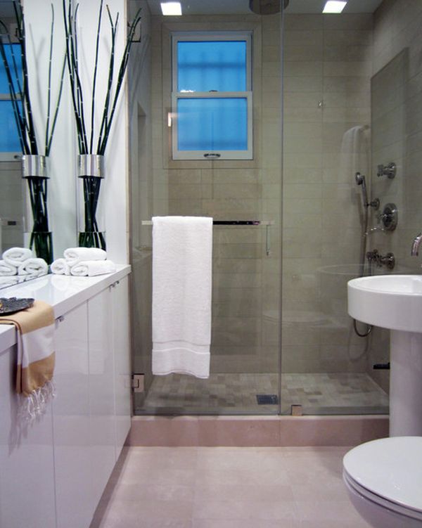 small bathroom towel rack