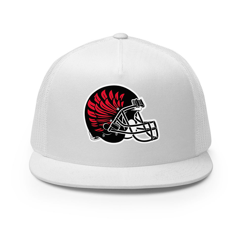 Miniatura: Helmet Wings Red Printed / Trucker Cap