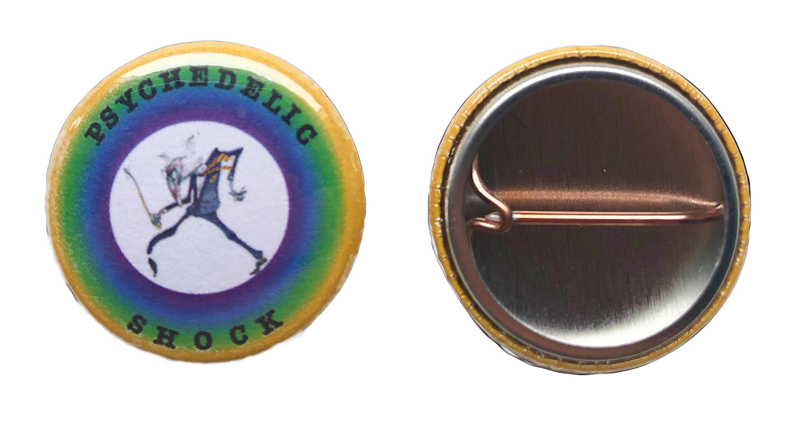 Psychedelic Shock Tour Merch - 100% Recyled Badges