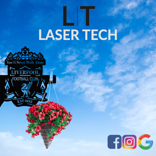 Liverpool F.C. Hanging baskets Lasertech