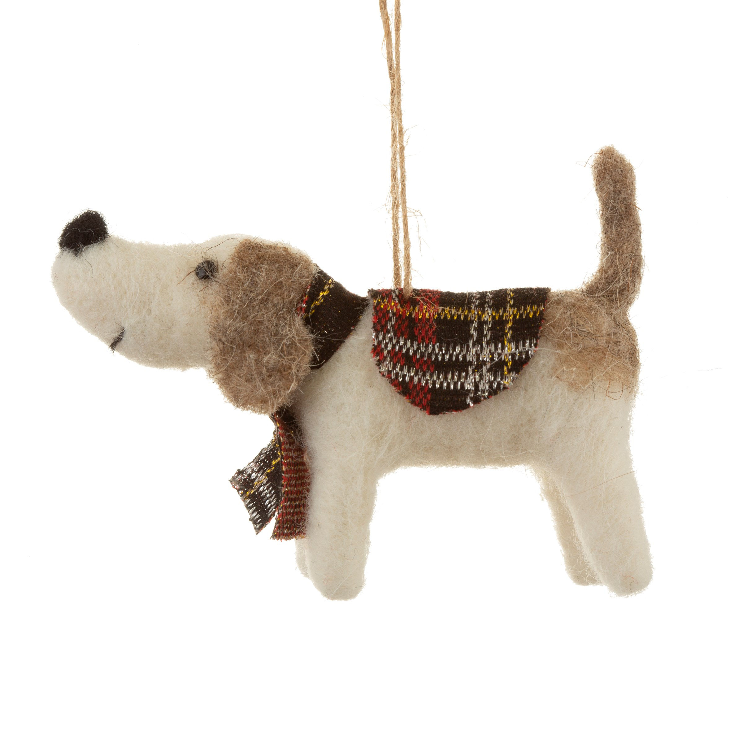 Felt Tartan Dog