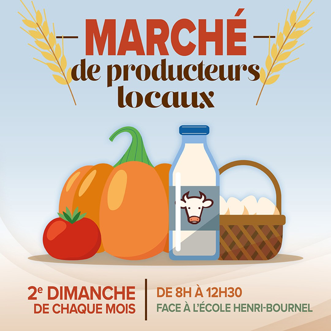 Marché de producteurs fermiers de Cournon d'Auvergne