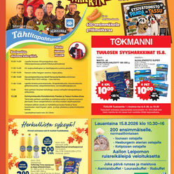 Visit Tuulos ry mukana syysmarkkinoilla!