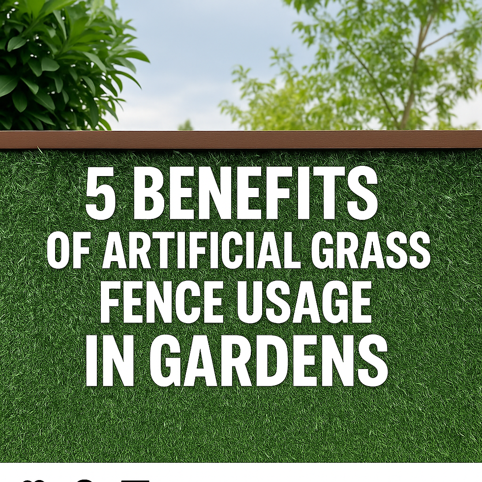 Grass Fence Usage
