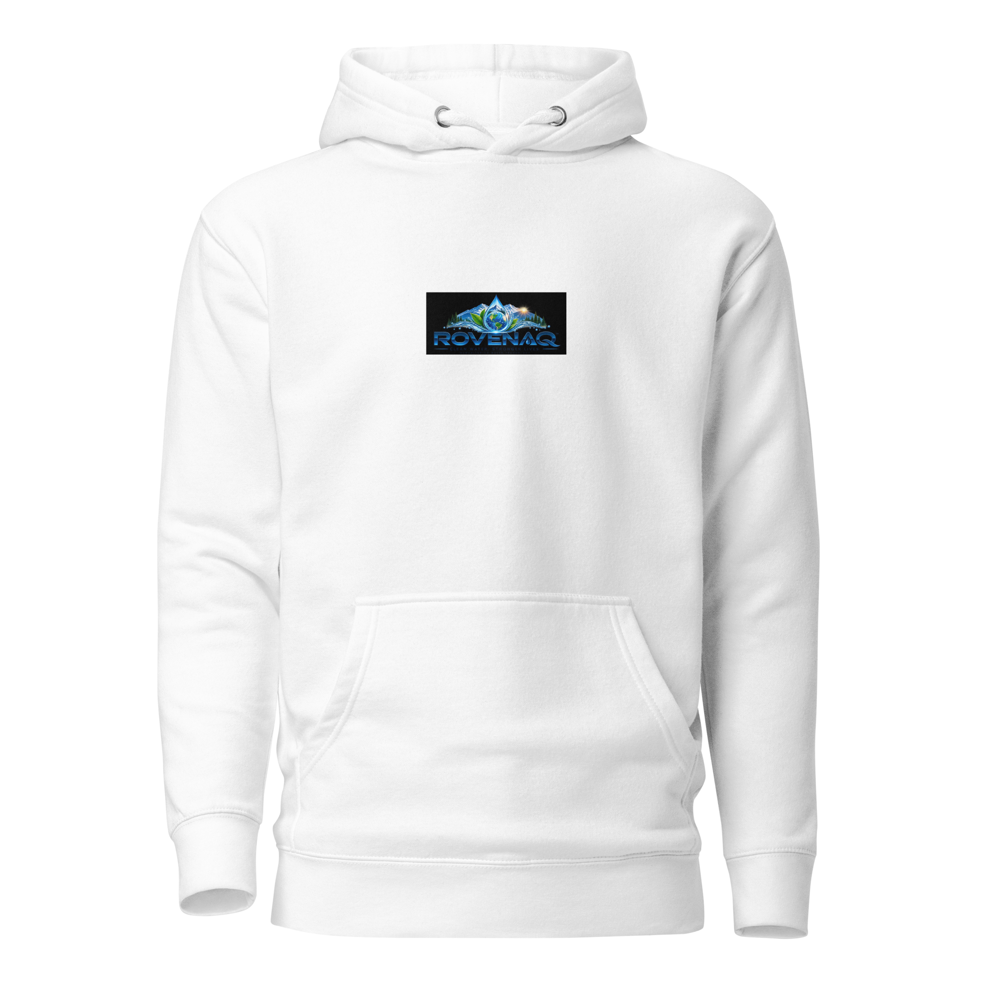 White Cotton Heritage M2580 pullover hoodie with logo