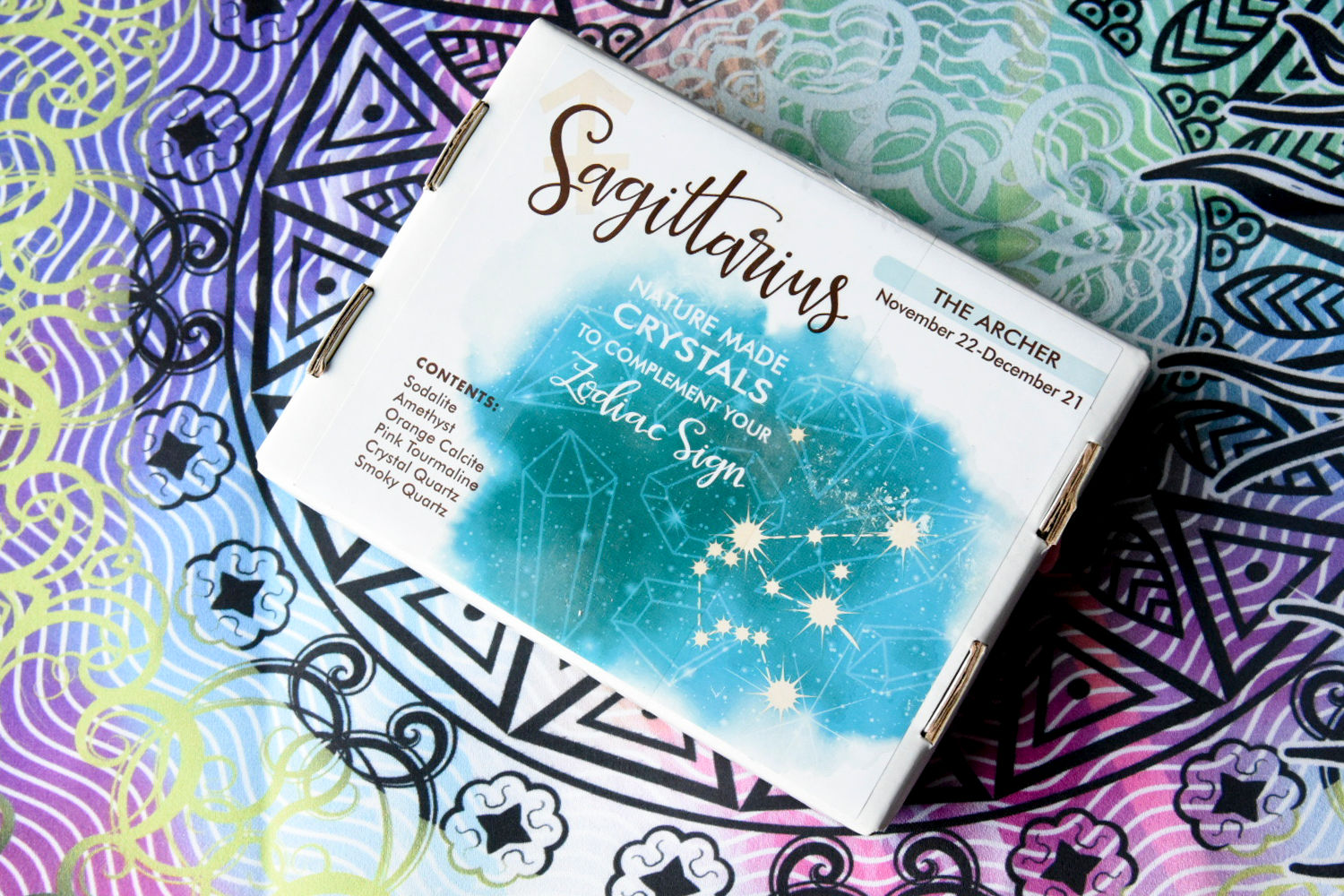 Sagittarius Zodiac Crystal Gift-Box