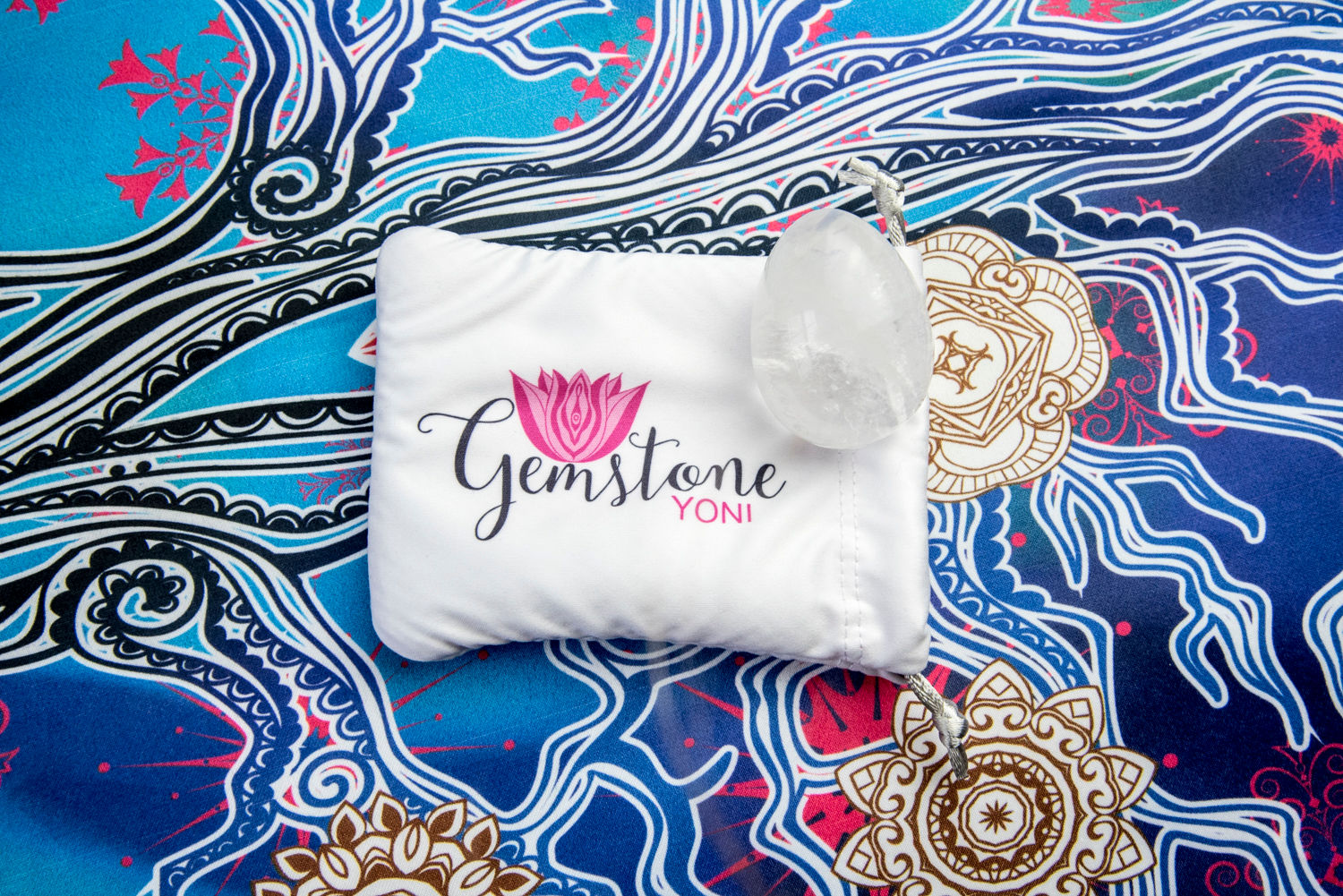 Clear Crystal Quartz Yoni Egg LG