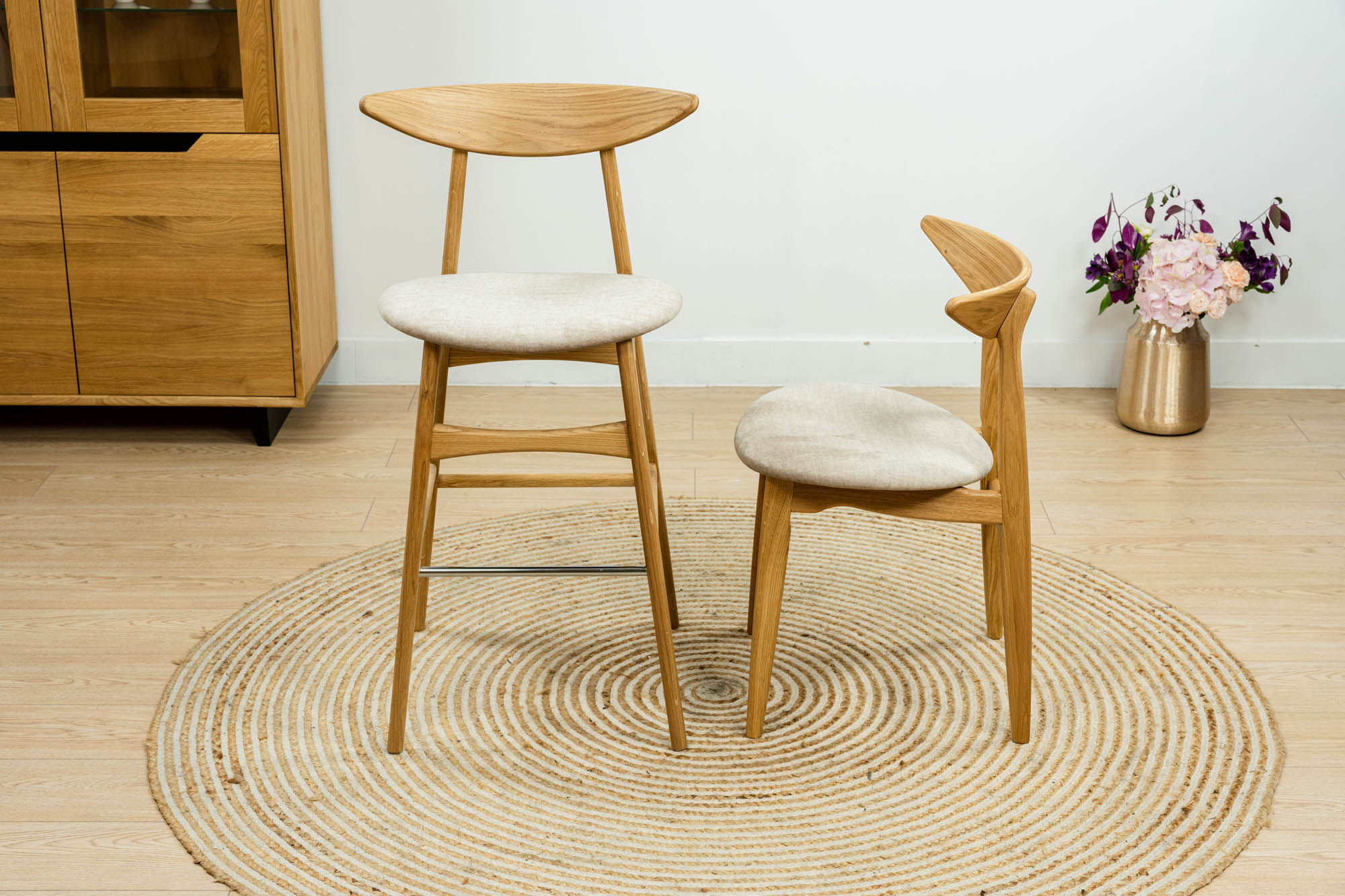 Krzesło Mario z drewna dębowegо - Natural - Vogue 02