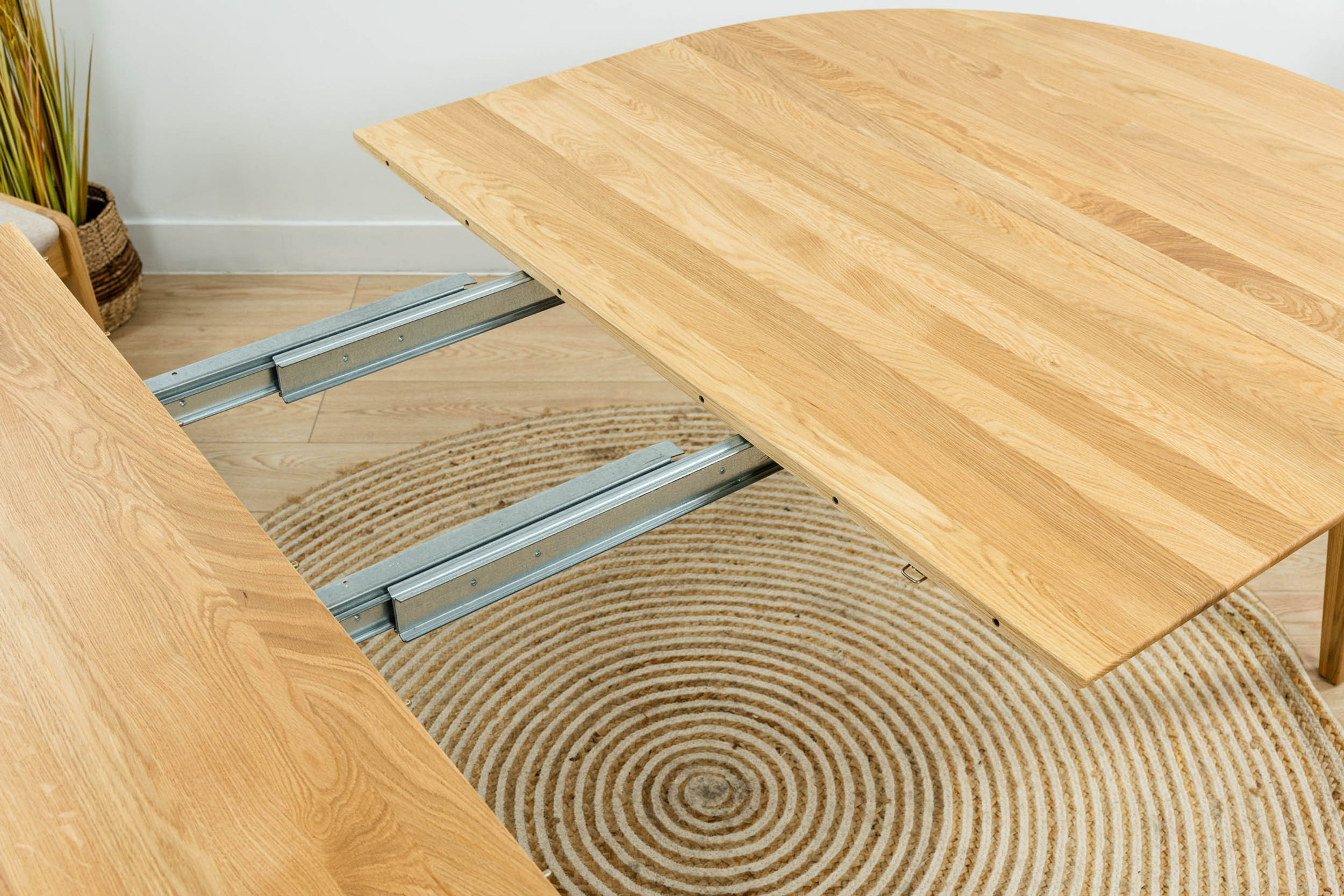 stół dębowy, stół Next, Cozy Wood, olejowosk Hard Wax, styl skandynawski, jadalnia.