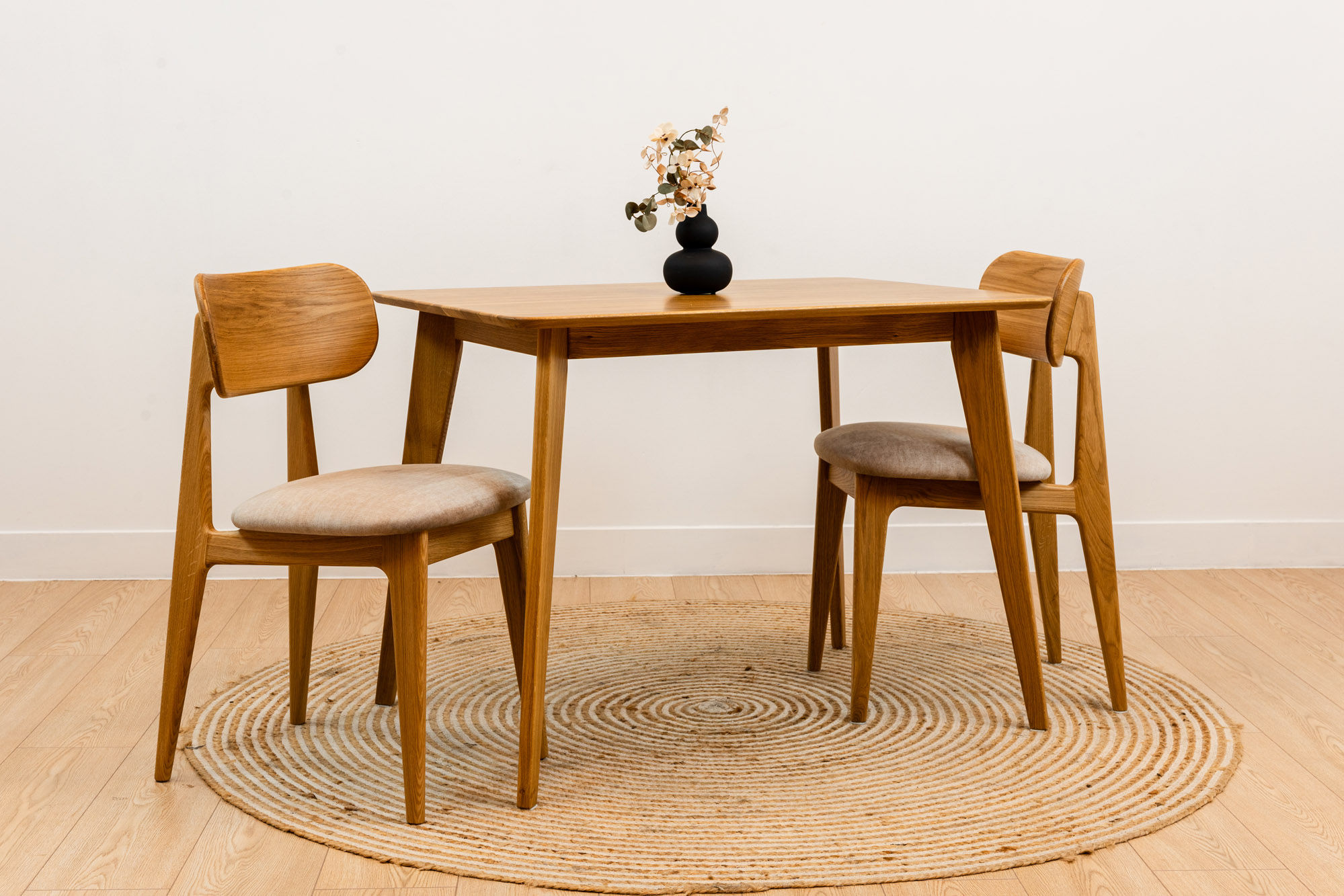 Stół Smart z drewna dębowego - Acrylic Varnish