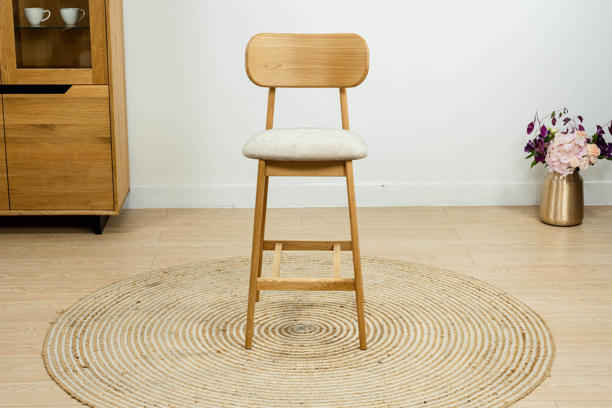 Krzesło POLO BAR Natural Hard Wax oil - vogue 02 od cozy wood