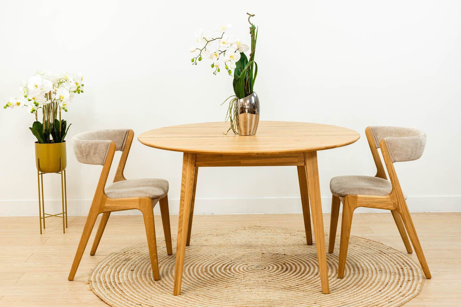 Stół dębowy Oskar - lite drewno / wosk - STÓŁ I KRZESŁO - Salon meblowy Kraków