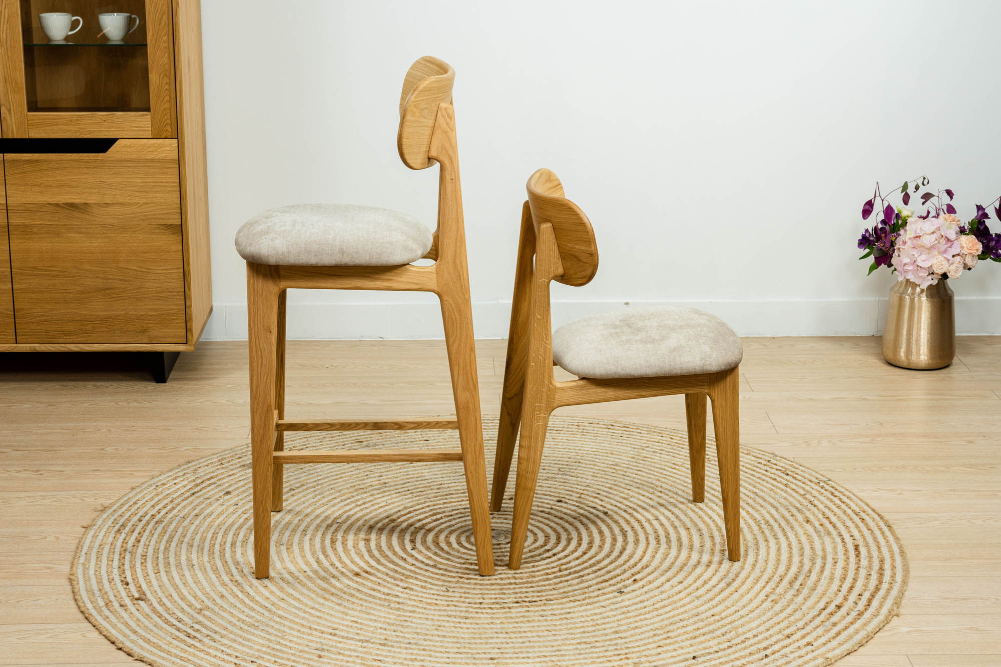 Krzesło POLO BAR Natural Hard Wax oil - vogue 02 od cozy wood