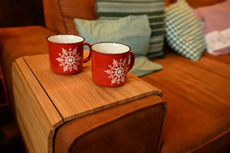 Akcesoria dębowa do kanapy i stołu - lite drewno / olej - STÓŁ I KRZESŁO - SALON MEBLOWY