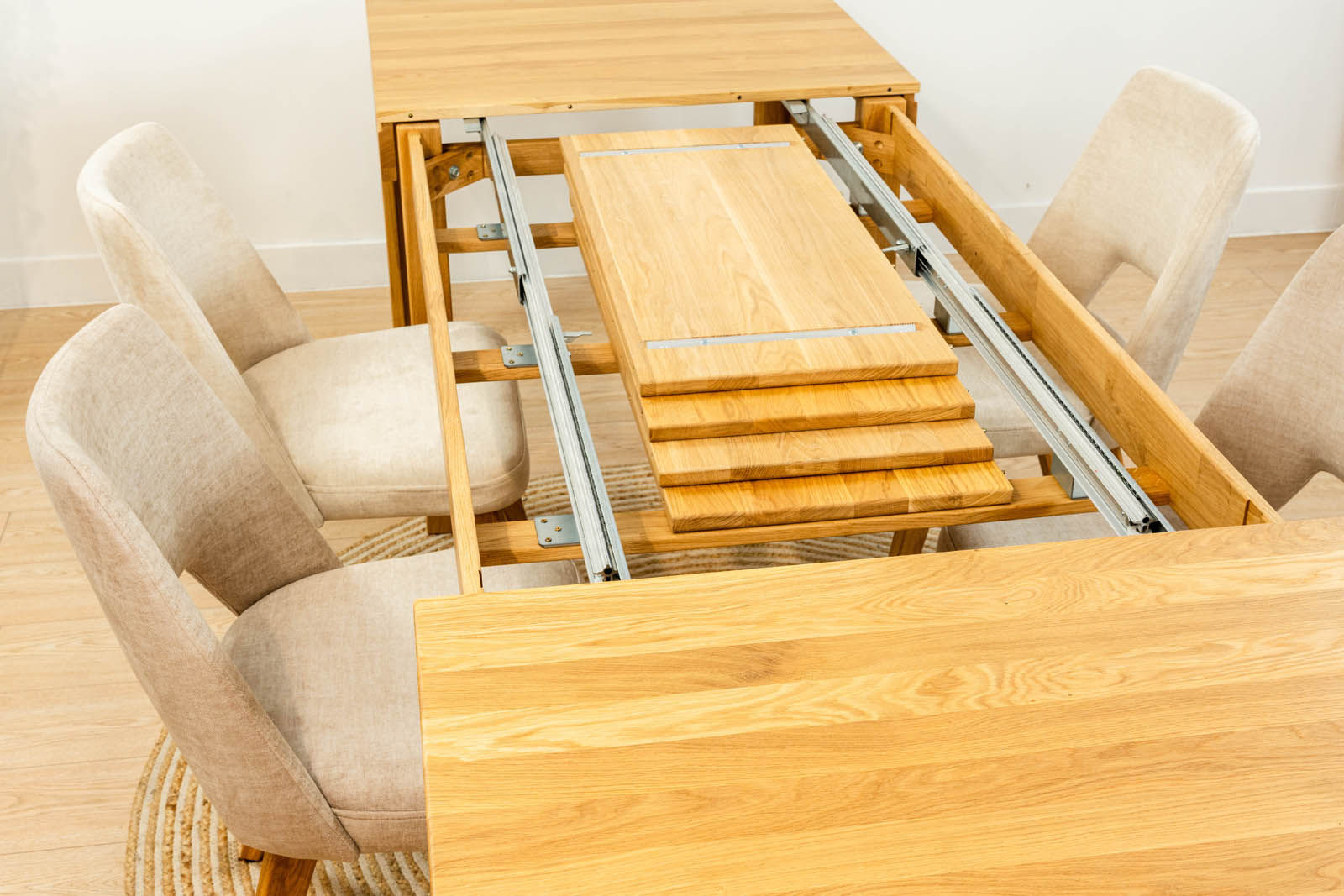 Stół dębowy Kraft - lite drewno / wosk - STÓŁ I KRZESŁO - Salon meblowy Kraków