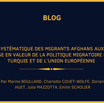 Expulsion systématique des migrants afghans aux frontières turques 