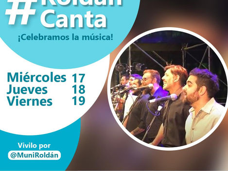 #RoldánCanta: celebramos el día de la música con recitales para toda la familia