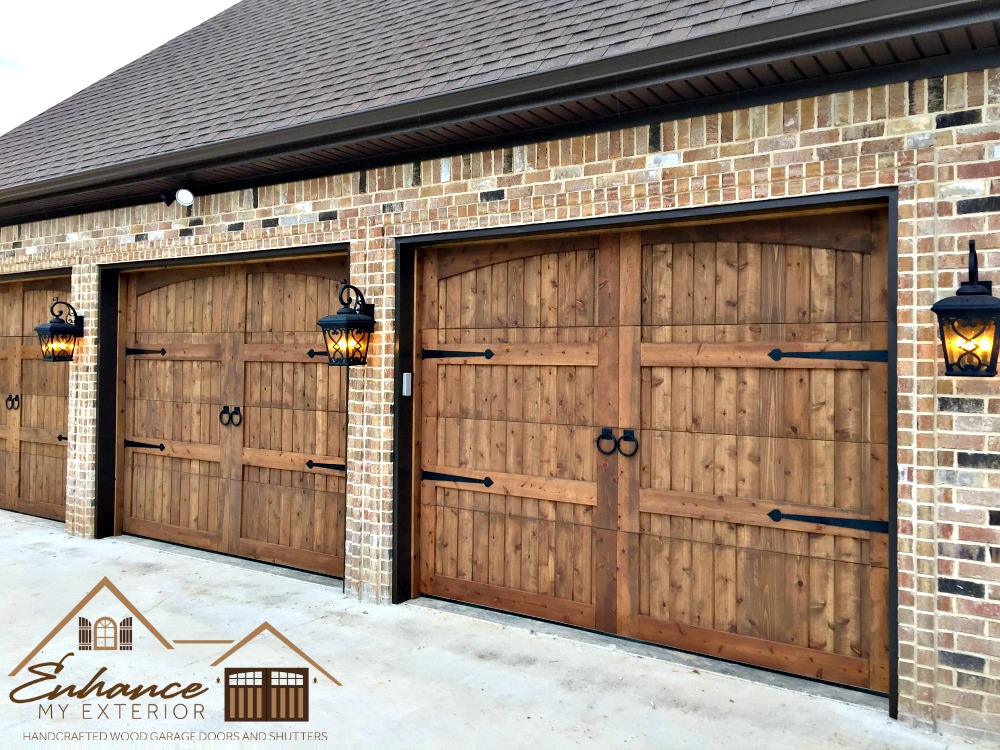 Cedar Garage Doors Enhancemyexterior