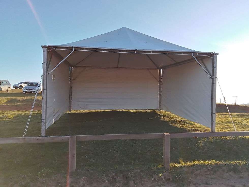 TENDA 5X5 BRANCA COM FECHAMENTOS