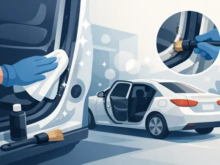Door Jamb Cleaning Car Owners Often Miss