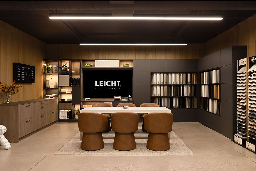 LEICHT Scottsdale's kitchen consultation room for European style kitchen design