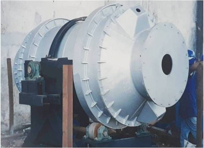 Fabricação de Forno Rotativo