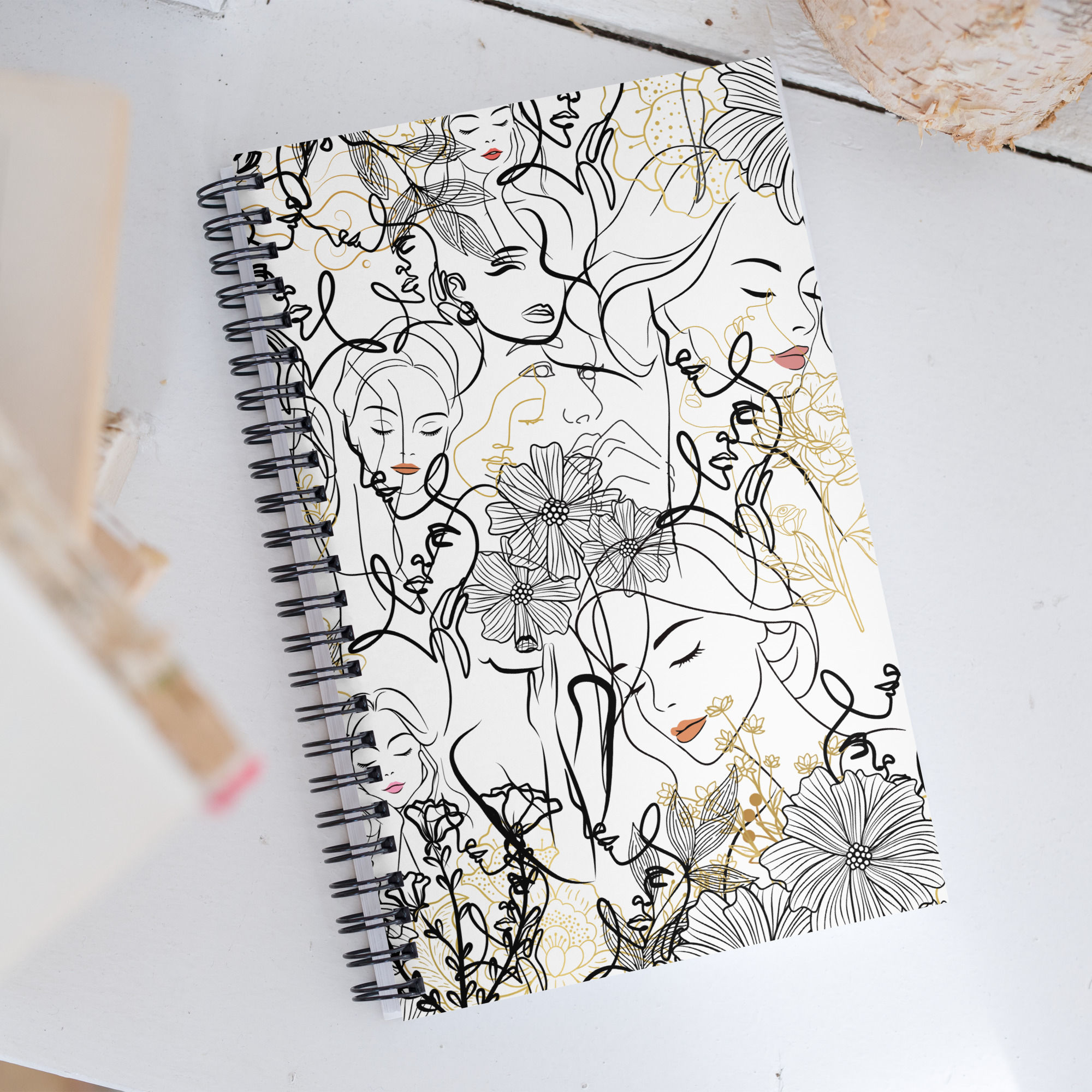 "Aspire" Spiral notebook