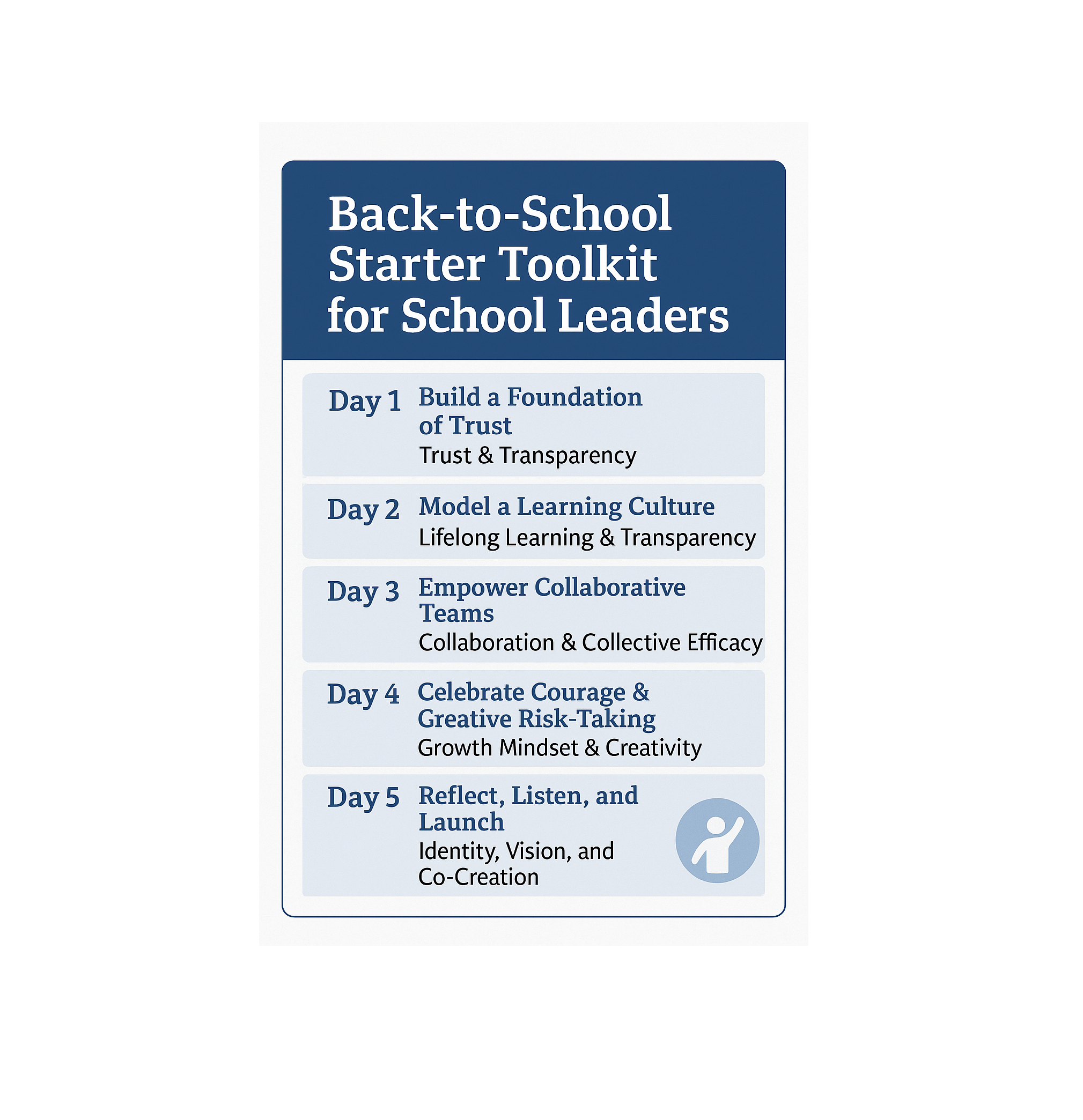 Back-to-School Starter Toolkit for School Leaders (5-Day Guide)