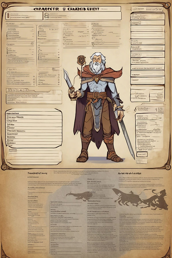 D&D deity character_ Character Sheet Record_