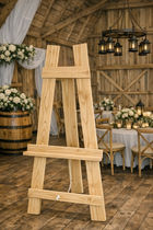 wooden easel