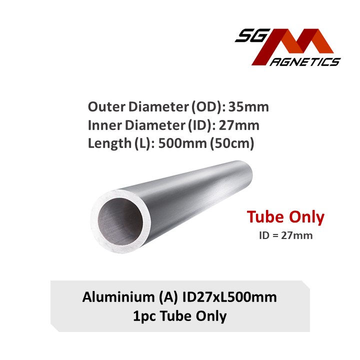 Thumbnail: Aluminium Tube - Aluminum/Copper Lenz Law Diamagnetic Demonstration