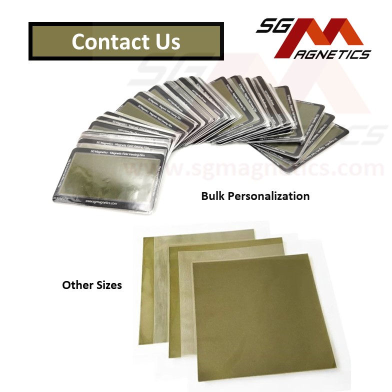 Thumbnail: Magnetic Field Viewing Film - Magnet Viewer Sheet