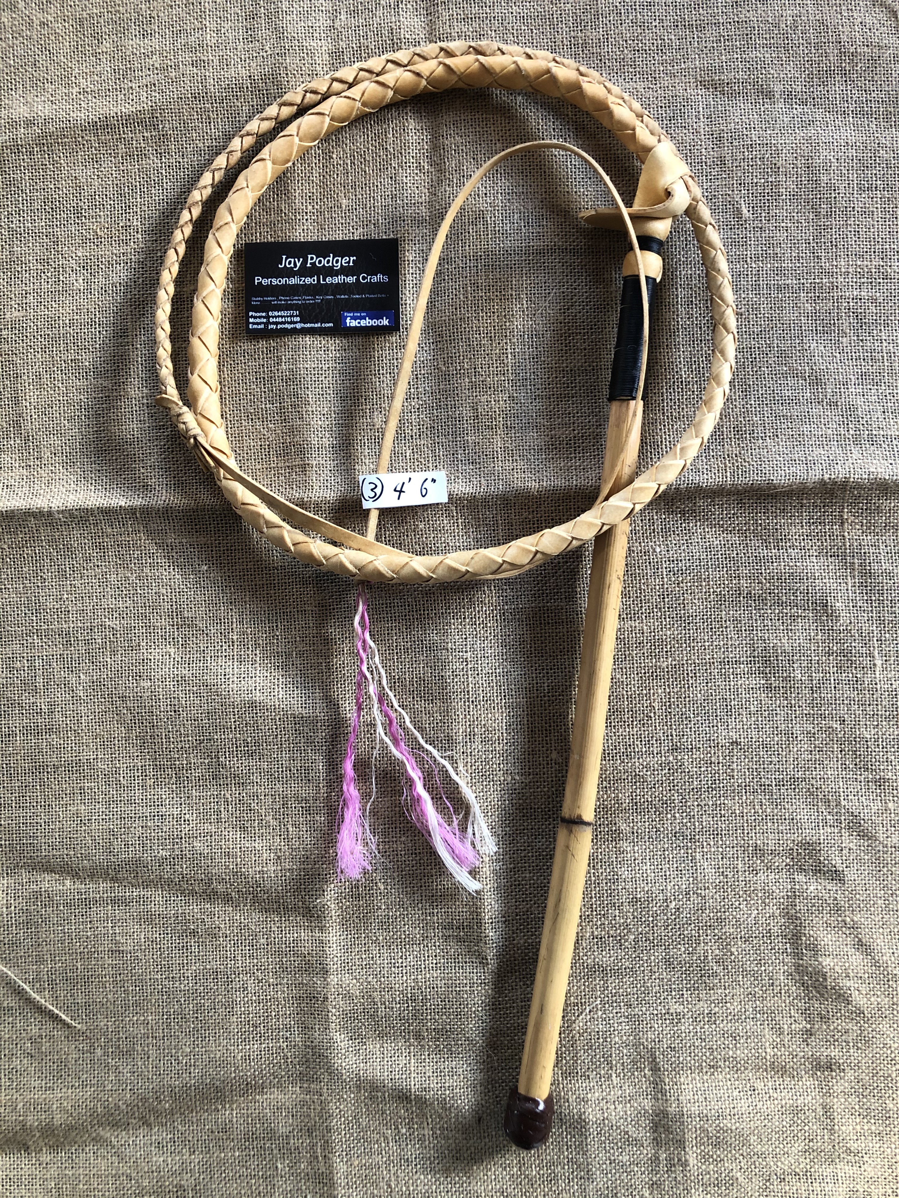 White hide Adult whips