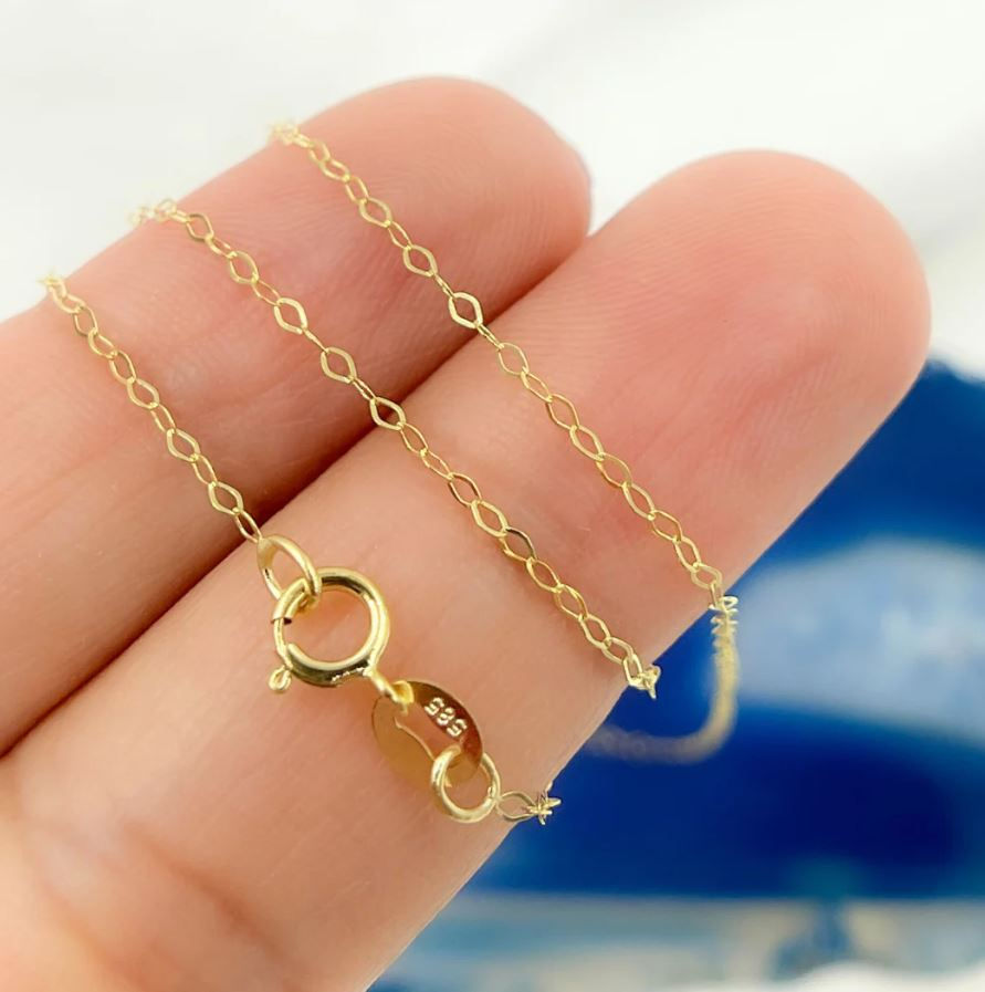 14k pure gold chain