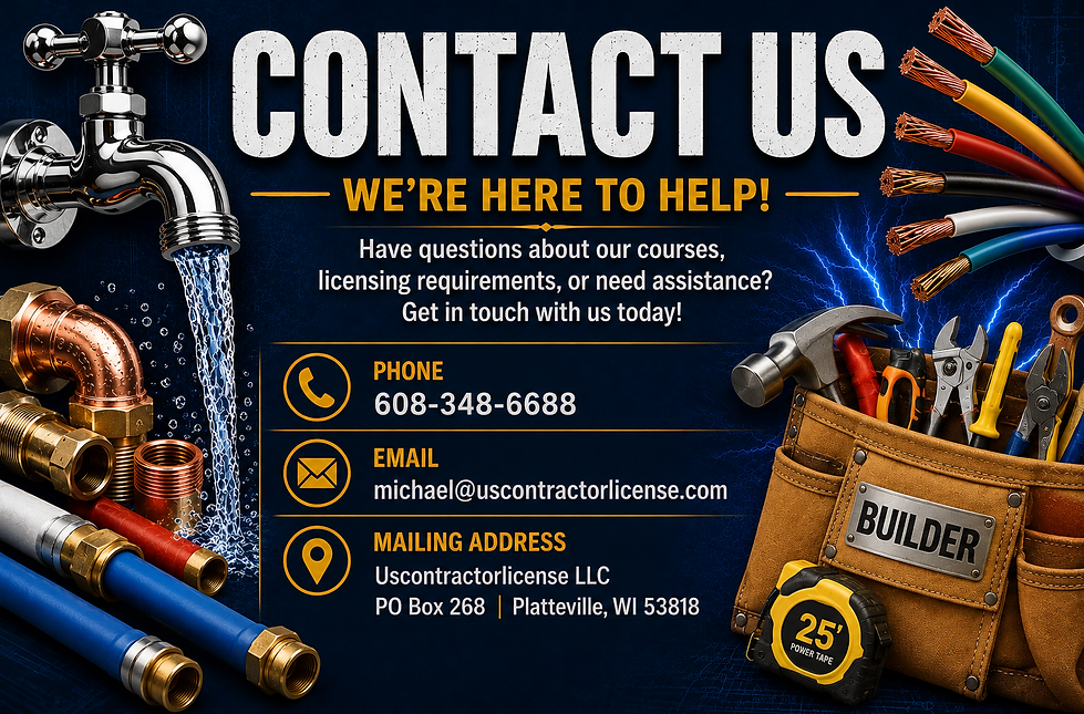 Contact Uscontractorlicense LLC