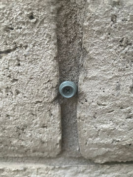 Installing Screw Snaps in a brick wall