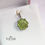 Miniatura: Natural Peridot 925 Sterling Silver Pendant